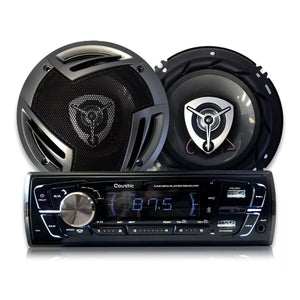 CO-PK300 Estereo Mp3 Usb SD Aux  Bluetooth Y Bocinas de 6" Coustic