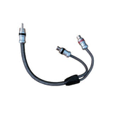 CW-2F1MP Cable RCA 29 CM de Largo 1 Macho a 2 Hembras 100% Cobre Concert