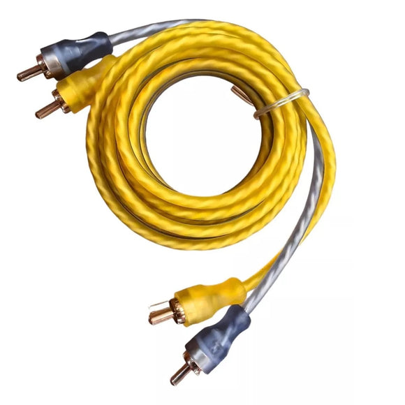 DBRCA6OFC Cable RCA 1.80 Mts de Largo 2 Machos a 2 Machos OFC Db Bass