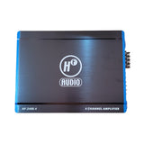 HF-2400.4 Amplificador de 2000 watts 250 Rms Con 4 Canales Clase A/B HF Audio