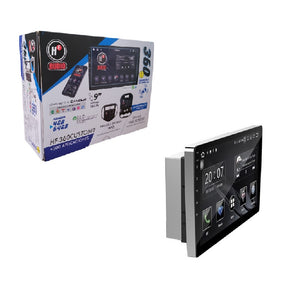 HF-360CUSTOM10 Pantalla Tactil 10" Compatible con Camaras 360 grados Mp3 MP4 Usb Mic Bluetooth GPS Wifi Android Auto y CarPlay HF Audio