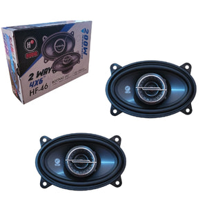 HF-46 Bocinas 4x6 Pulgadas 200 Watts 40 Rms 2 Vias HF Audio