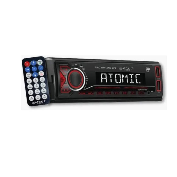 JUPITER450 Estereo Mp3 Usb Aux  Bluetooth Y Caratula Desmontable Atomic