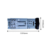 KD-T822BT Autoestéreo JVC, CD, USB, Bluetooth, AUX, USB de carga