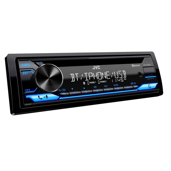 KD-TD72BT Estereo CD, Mp3, Usb y Bluetooth Simultaneo de 2 Telefonos Caratula Desmontable JVC