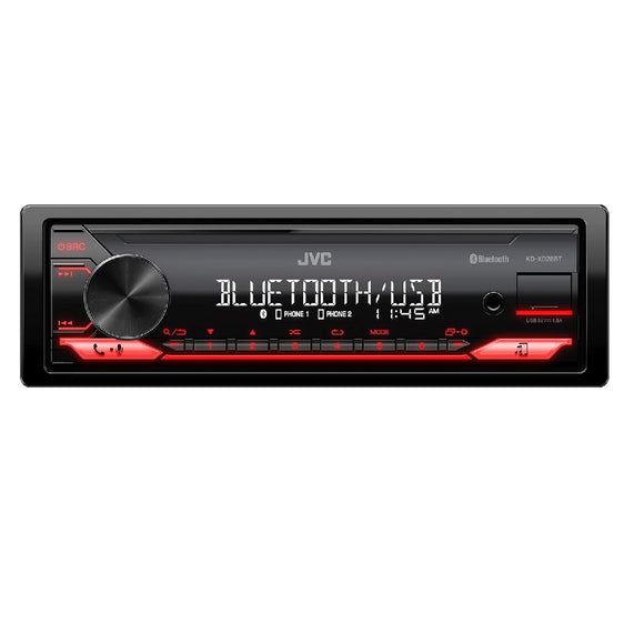 KD-XD28BT Estereo Mp3 Usb y Bluetooth Simultaneo de 2 Telefonos Caratula Desmontable JVC