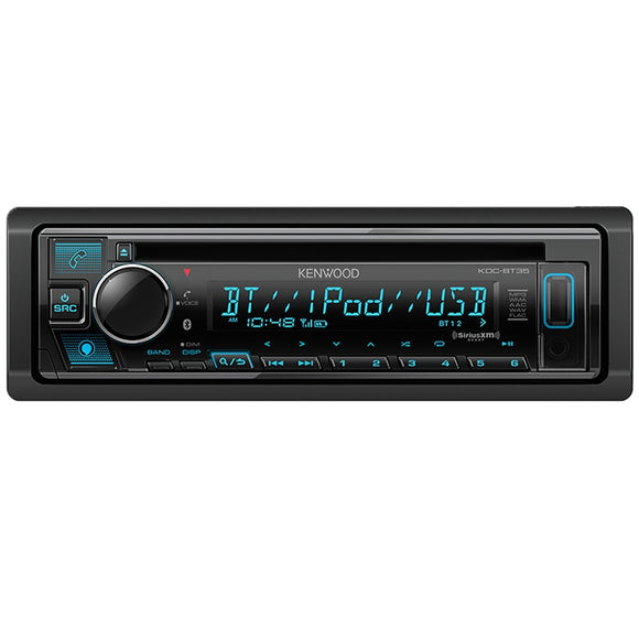 KDC-BT35 Estereo Mp3 Usb CD y Bluetooth Simultaneo de 2 Telefonos Contectividad con ALEXA Kenwood