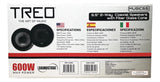 Music65 Bocinas de 6.5 Pulgadas 600 Watts 60 Rms 2 Vias Treo