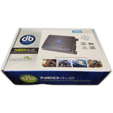 NEO4V2 Amplificador 1200 Watts 500 Rms Con 4 Canales Clase D DB Drive