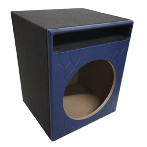 NZ-1P12PI-BL Cajon Acustico Porteado Para Subwoofer de 12 Pulgadas Color Azul Mdf de 15