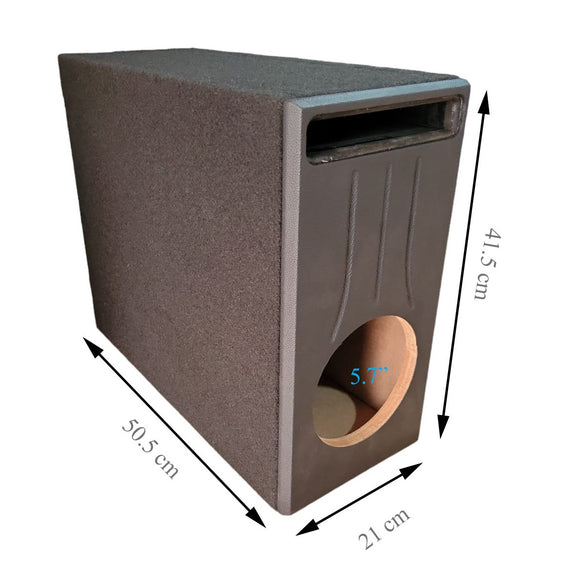 NZ-1P6.5-R Cajon Acustico Porteado Para Subwoofer Profesional de 6.5 Pulgadas Color Rojo Mdf de 15