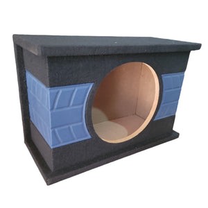 NZ-1S10JL-BL Cajon Acustico Sellado Para Subwoofer de 10 Pulgadas Color Azul Mdf de 15