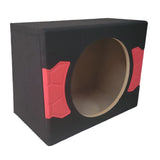 NZ-1S12CA-R Cajon Acustico Sellado Para Subwoofer de 12 Pulgadas Color Rojo Mdf de 15