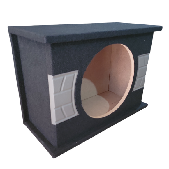 NZ-1S12JL-G Cajon Acustico Sellado Para Subwoofer de 12 Pulgadas Color Gris Mdf de 15