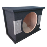 NZ-1S12JL-G Cajon Acustico Sellado Para Subwoofer de 12 Pulgadas Color Gris Mdf de 15