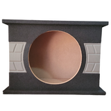 NZ-1S12JL-G Cajon Acustico Sellado Para Subwoofer de 12 Pulgadas Color Gris Mdf de 15