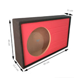 NZ-1S12PLTK-BL Cajon Acustico Sellado Para Subwoofer de 12 Pulgadas Color Azul