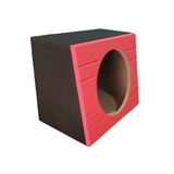 NZ-1S12TK-R Cajon Acustico Sellado Para Subwoofer de 12 Pulgadas Color Rojo Mdf de 15