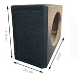 NZ-1S69-B Cajon Acustico Sellado Para Bocina 6x9 Pulgadas Color Negro Mdf de 15