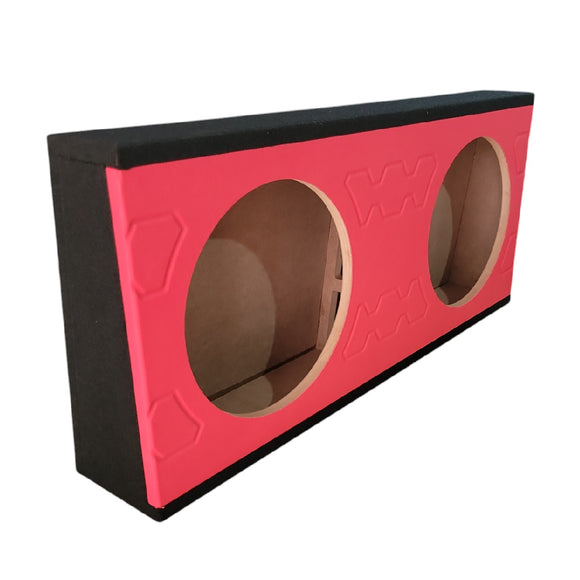 NZ-2S12PLCA-R Cajon Acustico Sellado Para Subwoofer de 12 Pulgadas Color Rojo Mdf de 15