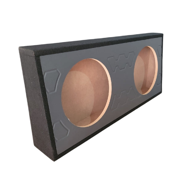 NZ-2S12PLTK-G Cajon Acustico Sellado Para Subwoofer de 12 Pulgadas Color Gris Mdf de 15