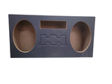NZ-2S691D-B Cajon Acustico Sellado 6x9" Alfombrado Con Frente Vinil Negro y Estereo 1 Din