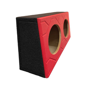 NZ-2S69TK-R Cajon Acustico Sellado 6x9" Alfombrado Con Frente Vinil Rojo