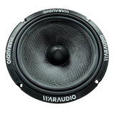 ROCKET65C Set De Medios 6.5 Pulgadas 250 Watts 80 Rms Con Crossover War Audio