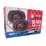 SR-699 Bocinas 6x9 Pulgadas 500 Watts 100 Rms 3 Vias Spider