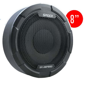 SR-AMP880 Subwoofer 8 Pulgadas Amplificado 2000 Watts Spider