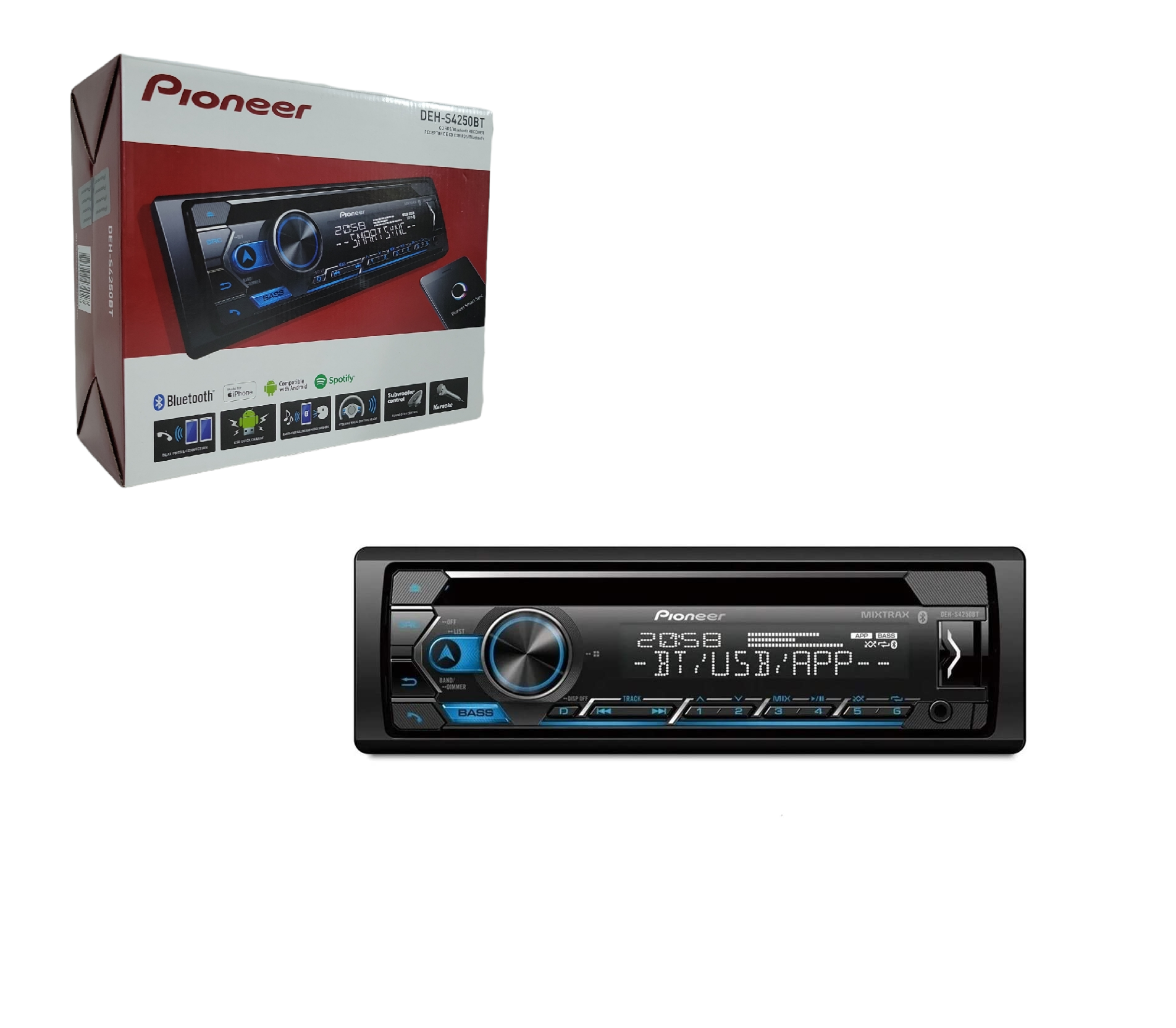 Radio Digital TELESTAR Top 250 - DAB+/Internet, Bluetooth 5.3, Altavoces 2x10W, Grabación USB, App Control
