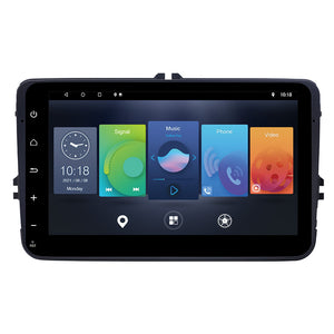 HF-9800VW Estereo Para VW Con Pantalla Tactil 8" Mp3 MP5 Usb Mic Bluetooth GPS Wifi Mirror Link HF Audio