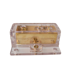 HF-GDB1449 Distribuidor De Corriente 1 Entrada Calibre 4 Y 4 Salidas Calibre 8 HF Audio