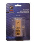 HF-GDB1449 Distribuidor De Corriente 1 Entrada Calibre 4 Y 4 Salidas Calibre 8 HF Audio