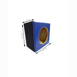 NZ-1S10B-BL Cajon Acustico Sellado Para Subwoofer de 10 Pulgadas Color Azul Mdf de 15