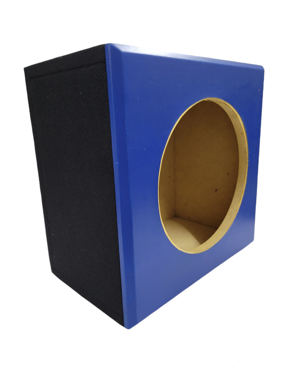 NZ-1S10B-BL Cajon Acustico Sellado Para Subwoofer de 10 Pulgadas Color Azul Mdf de 15