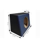 NZ-1S10TK-BL Cajon Acustico Sellado Para Subwoofer de 10 Pulgadas Color Azul Mdf de 15