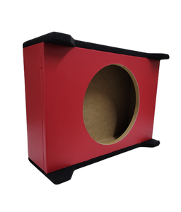 NZ-1S12PL-R Cajon Acustico Sellado Para Subwoofer de 12 Pulgadas Color Rojo Mdf de 15