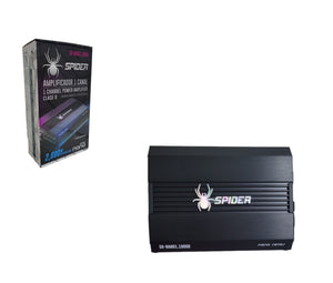 SR-NANO1.1500D Amplificador Mini 3000 Watts 1500 Rms 1 Canal Clase D Con Control Remoto Spider