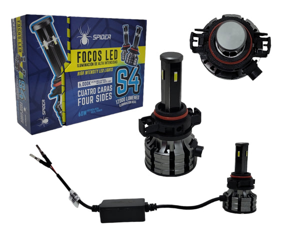 SR-S4H16/5202 Focos Leds H16/5202 17,000 Lumenes Serie S4 Spider