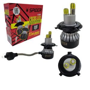 SR-SIXH4 Focos Leds H4 11000 Lumenes Serie Six Spider